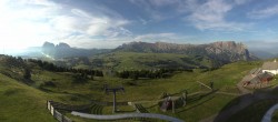 Archiv Foto Webcam Panorama der Seiser Alm von der Puflatsch Bergstation 06:00