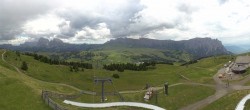 Archiv Foto Webcam Panorama der Seiser Alm von der Puflatsch Bergstation 11:00