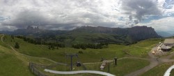 Archiv Foto Webcam Panorama der Seiser Alm von der Puflatsch Bergstation 13:00