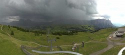 Archiv Foto Webcam Panorama der Seiser Alm von der Puflatsch Bergstation 15:00