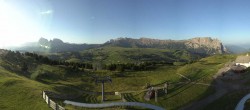 Archiv Foto Webcam Panorama der Seiser Alm von der Puflatsch Bergstation 05:00