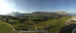 Archiv Foto Webcam Panorama der Seiser Alm von der Puflatsch Bergstation 06:00