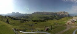 Archiv Foto Webcam Panorama der Seiser Alm von der Puflatsch Bergstation 07:00