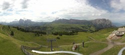 Archiv Foto Webcam Panorama der Seiser Alm von der Puflatsch Bergstation 09:00