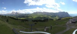 Archiv Foto Webcam Panorama der Seiser Alm von der Puflatsch Bergstation 13:00