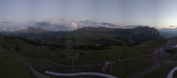 Archiv Foto Webcam Panorama der Seiser Alm von der Puflatsch Bergstation 21:00