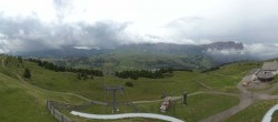 Archiv Foto Webcam Panorama der Seiser Alm von der Puflatsch Bergstation 13:00