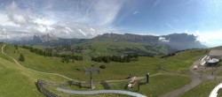 Archiv Foto Webcam Panorama der Seiser Alm von der Puflatsch Bergstation 15:00