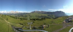 Archiv Foto Webcam Panorama der Seiser Alm von der Puflatsch Bergstation 17:00