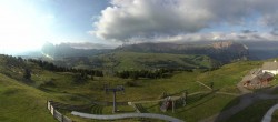 Archiv Foto Webcam Panorama der Seiser Alm von der Puflatsch Bergstation 06:00