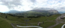 Archiv Foto Webcam Panorama der Seiser Alm von der Puflatsch Bergstation 07:00
