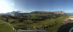 Archiv Foto Webcam Panorama der Seiser Alm von der Puflatsch Bergstation 06:00