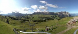 Archiv Foto Webcam Panorama der Seiser Alm von der Puflatsch Bergstation 07:00
