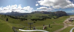 Archiv Foto Webcam Panorama der Seiser Alm von der Puflatsch Bergstation 09:00