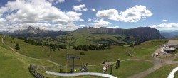 Archiv Foto Webcam Panorama der Seiser Alm von der Puflatsch Bergstation 13:00