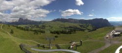 Archiv Foto Webcam Panorama der Seiser Alm von der Puflatsch Bergstation 15:00