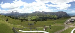 Archiv Foto Webcam Panorama der Seiser Alm von der Puflatsch Bergstation 11:00