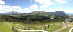Archiv Foto Webcam Panorama der Seiser Alm von der Puflatsch Bergstation 13:00