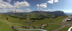 Archiv Foto Webcam Panorama der Seiser Alm von der Puflatsch Bergstation 15:00