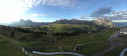 Archiv Foto Webcam Panorama der Seiser Alm von der Puflatsch Bergstation 05:00