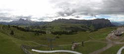 Archiv Foto Webcam Panorama der Seiser Alm von der Puflatsch Bergstation 11:00