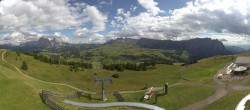 Archiv Foto Webcam Panorama der Seiser Alm von der Puflatsch Bergstation 15:00