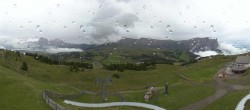 Archiv Foto Webcam Panorama der Seiser Alm von der Puflatsch Bergstation 16:00