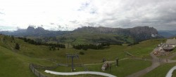 Archiv Foto Webcam Panorama der Seiser Alm von der Puflatsch Bergstation 09:00