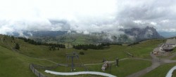 Archiv Foto Webcam Panorama der Seiser Alm von der Puflatsch Bergstation 13:00