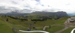 Archived image Webcam Alpe di Siusi: View from the Puflatsch Mountain Station 13:00