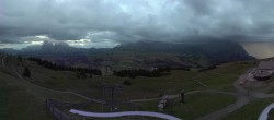 Archived image Webcam Alpe di Siusi: View from the Puflatsch Mountain Station 19:00