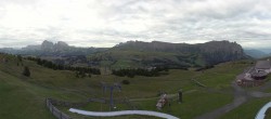 Archiv Foto Webcam Panorama der Seiser Alm von der Puflatsch Bergstation 05:00