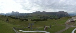 Archiv Foto Webcam Panorama der Seiser Alm von der Puflatsch Bergstation 07:00