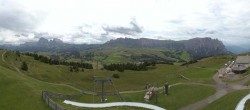 Archiv Foto Webcam Panorama der Seiser Alm von der Puflatsch Bergstation 11:00