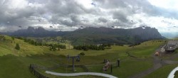 Archiv Foto Webcam Panorama der Seiser Alm von der Puflatsch Bergstation 15:00