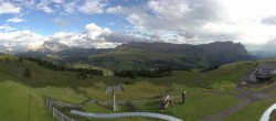 Archiv Foto Webcam Panorama der Seiser Alm von der Puflatsch Bergstation 17:00
