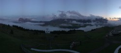 Archiv Foto Webcam Panorama der Seiser Alm von der Puflatsch Bergstation 23:00