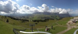 Archiv Foto Webcam Panorama der Seiser Alm von der Puflatsch Bergstation 09:00