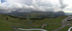 Archiv Foto Webcam Panorama der Seiser Alm von der Puflatsch Bergstation 17:00