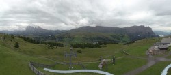 Archiv Foto Webcam Panorama der Seiser Alm von der Puflatsch Bergstation 09:00