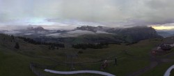 Archiv Foto Webcam Panorama der Seiser Alm von der Puflatsch Bergstation 19:00