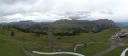 Archived image Webcam Alpe di Siusi: View from the Puflatsch Mountain Station 11:00