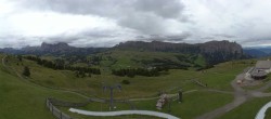 Archiv Foto Webcam Panorama der Seiser Alm von der Puflatsch Bergstation 15:00