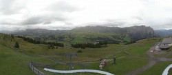 Archiv Foto Webcam Panorama der Seiser Alm von der Puflatsch Bergstation 17:00