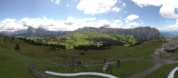 Archived image Webcam Alpe di Siusi: View from the Puflatsch Mountain Station 11:00