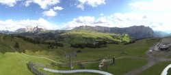 Archived image Webcam Alpe di Siusi: View from the Puflatsch Mountain Station 15:00