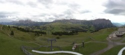 Archiv Foto Webcam Panorama der Seiser Alm von der Puflatsch Bergstation 15:00