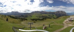 Archiv Foto Webcam Panorama der Seiser Alm von der Puflatsch Bergstation 09:00