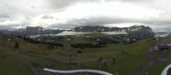 Archiv Foto Webcam Panorama der Seiser Alm von der Puflatsch Bergstation 06:00