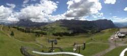 Archiv Foto Webcam Panorama der Seiser Alm von der Puflatsch Bergstation 13:00